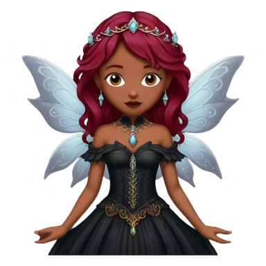 Bordo Gotik peri sticker