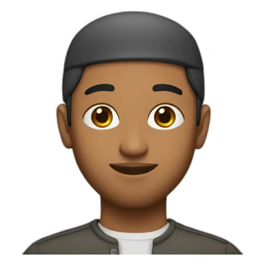 Muslim brown man sticker