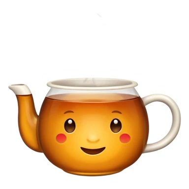 hot tea in a cup  sticker