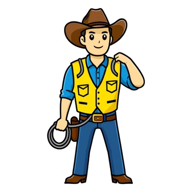 Costco cowboy sticker
