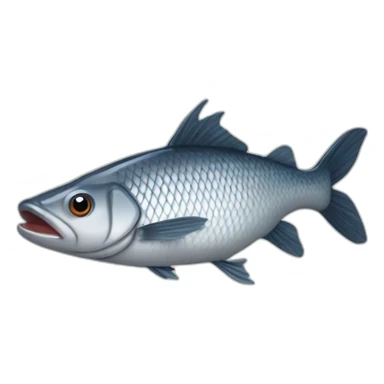 poisson qui mange un raton laveur sticker