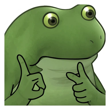 Take the 🤘 rock hand pose and fold the index finger down and fold the thumb down, leaving only the little finger extended; other fingers curled. Front view, clean Apple-style emoji. sticker