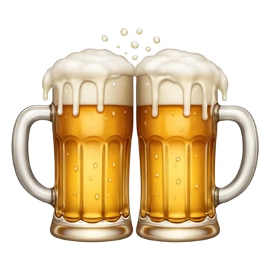 beer mugs cheers no face sticker