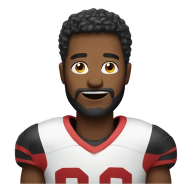 Football guy with beer  sticker