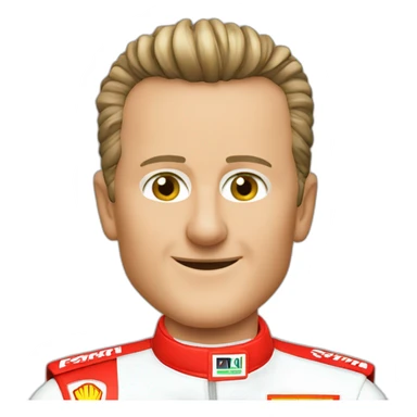 Michael Schumacher chez ferrari sticker