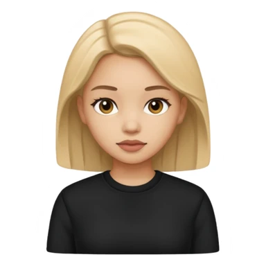 celui en bas à gauche est plutôt bien mais enlève les oreilles de chat et met ses habits en noir  sticker