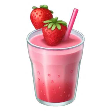 Smoothie a la fraise sticker