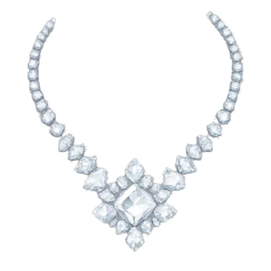 luxury diamond necklace  sticker
