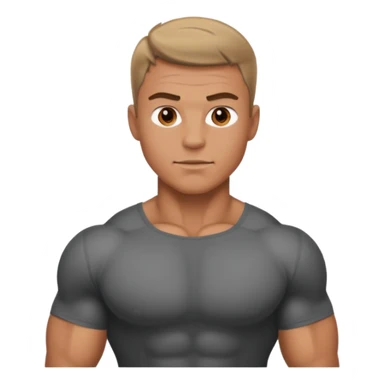 uomo muscoloso sticker