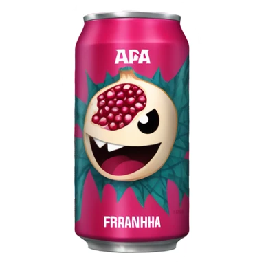 Pomegranate Piranha Energy Drink  sticker