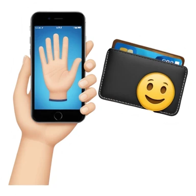 waving hand next to digital wallet and Polkassembly logo inviting user to connect wallet to Polkassembly sticker