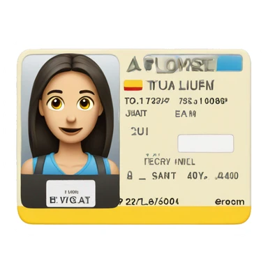 driving license sticker