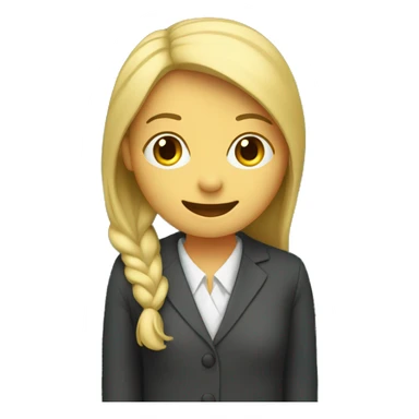 the teacher near the blackboard sticker