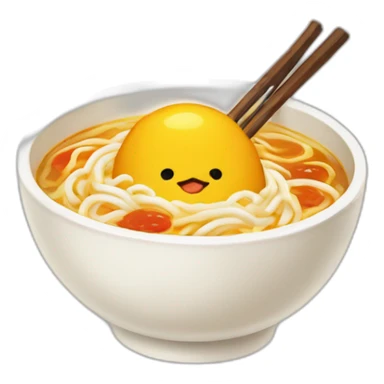 ramen-gudetama sticker