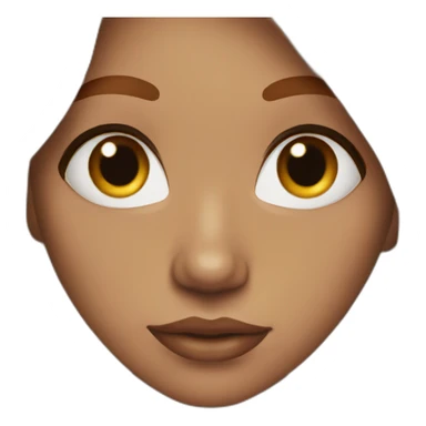 Female with brown eyes, red hair, nose piercing sticker