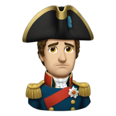 sad napoleon bonaparte sticker