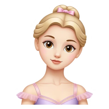 Bailarina blanca bonita  sticker