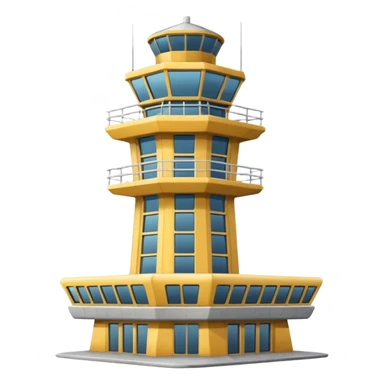 Airport ATC Tower sticker