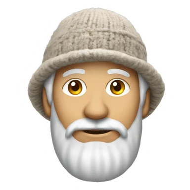 man in a wool hat worn throughout the Caucasus sticker