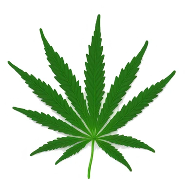 cannabis bud sticker