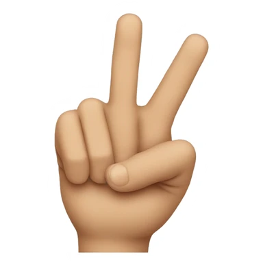 a finger pointing downwards sticker