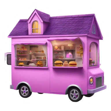 Barbie’s haunted dream house/food truck  sticker