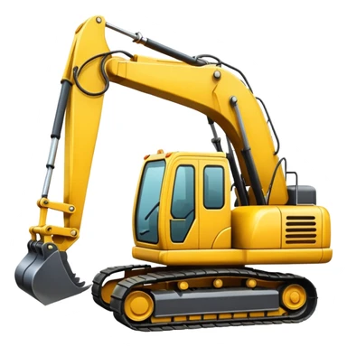 excavator sticker