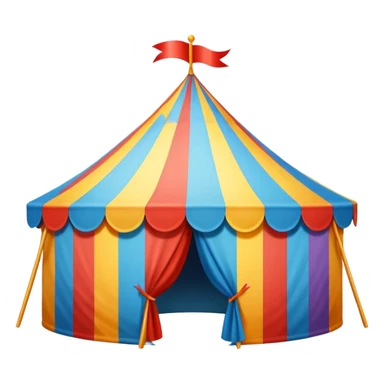 carnival tent sticker