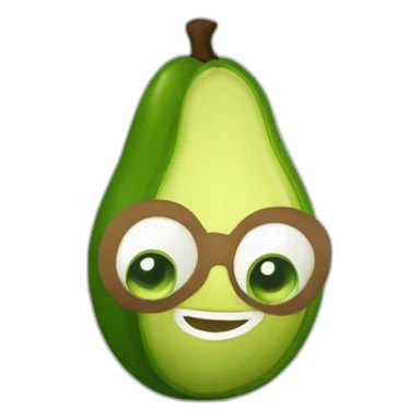 quiero que me des un aguacate divertido levantando pesas sticker