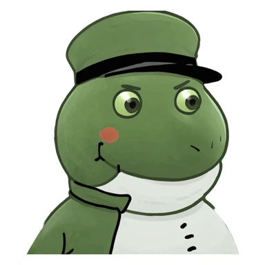 Human snowman sticker