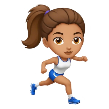 Sport girl sticker