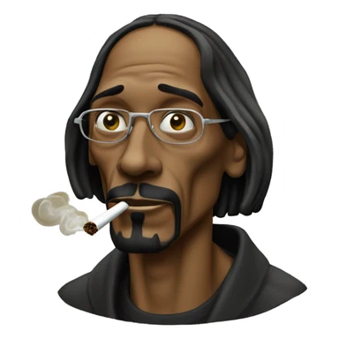 Snoop dogg smoking sticker