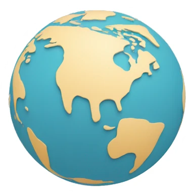 globe round with travel route sticker