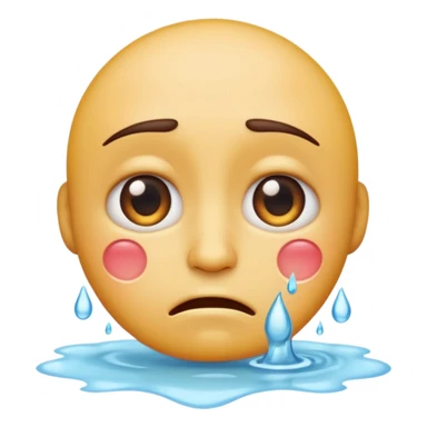 emoji face trying not to cry sticker