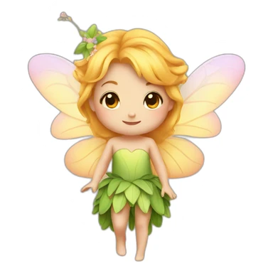 Little cute fairy sticker
