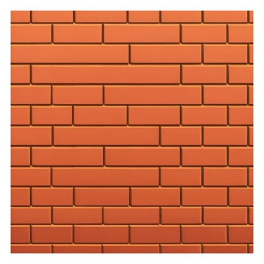 brick wall viewed from the side, perspective view sticker