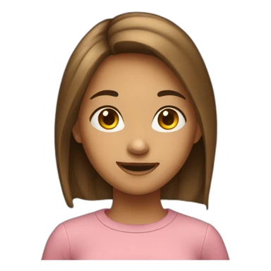 Girl fleeting sticker