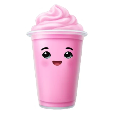 Baby pink boba sticker