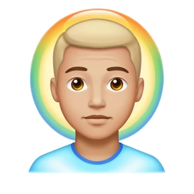 A man with aura sticker