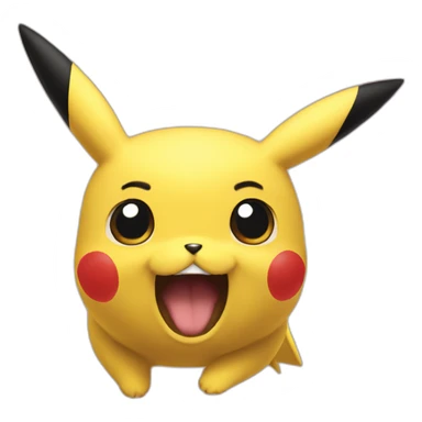 pikachu surprised meme head only sticker