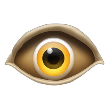 The lord of the rings eye iOS eye of Sauron on the top of toweremoji sticker
