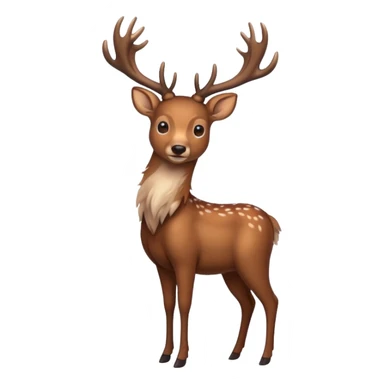 deer full body sticker