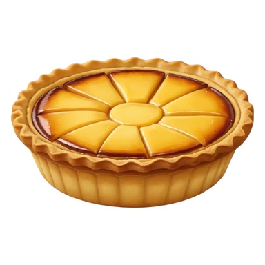 I want a Portuguese custard tart emoji sticker