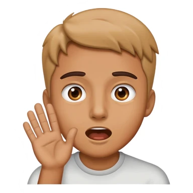 Slapping your face sticker