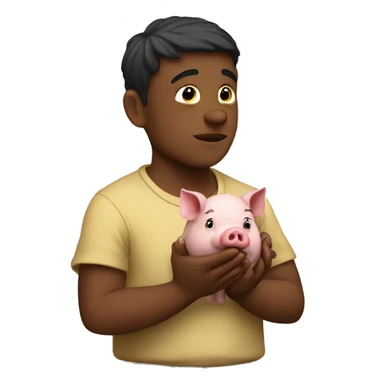 prays to the pig sticker