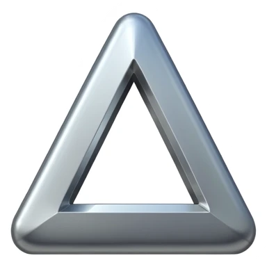 hollow triangle mold sticker