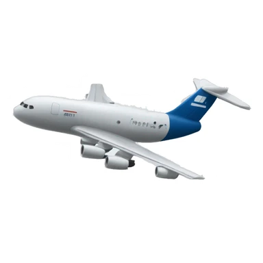 Um avião de carga  sticker