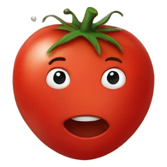 A tomato shows a heart sticker