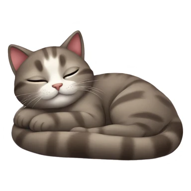 Cat sleep love nikita  sticker