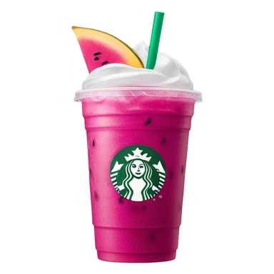 Starbucks mango dragonfruit refresher sticker